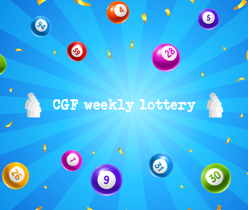 Our new weekly lottery