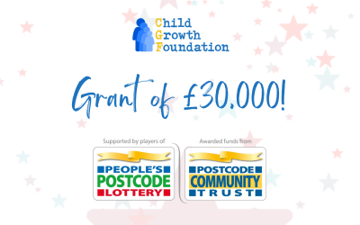 Grant of £30,000 from the People’s Postcode Lottery!